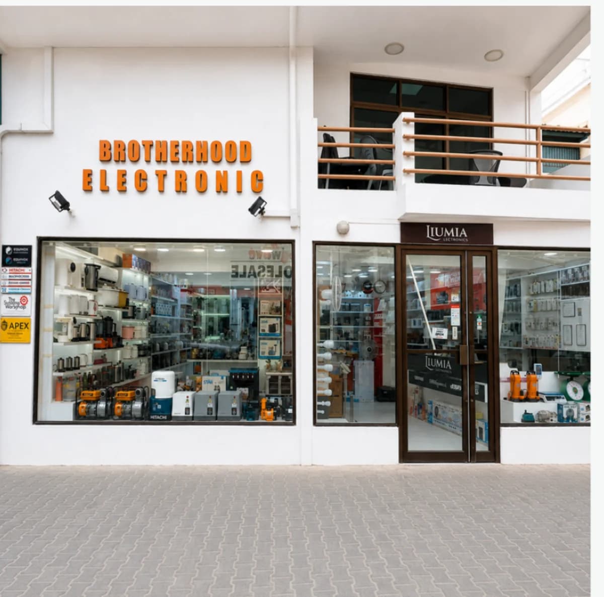 The Liumia Electronics shopfront in Malé